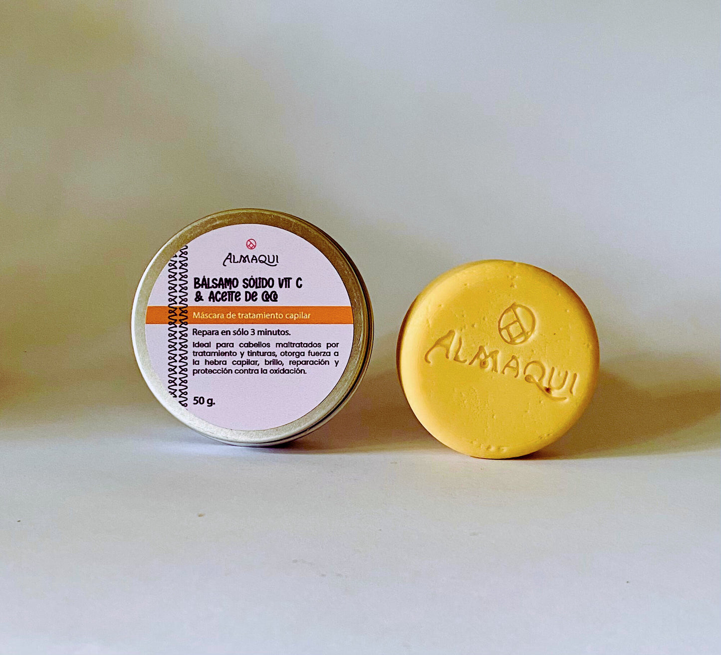 Bálsamo sólido Vitamina C y aceite de coco