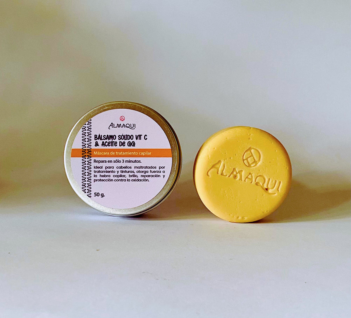 Bálsamo sólido Vitamina C y aceite de coco