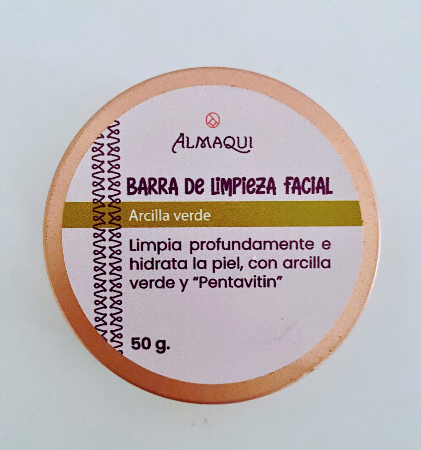 Barra limpieza facial arcilla verde - pieles mixtas a grasas