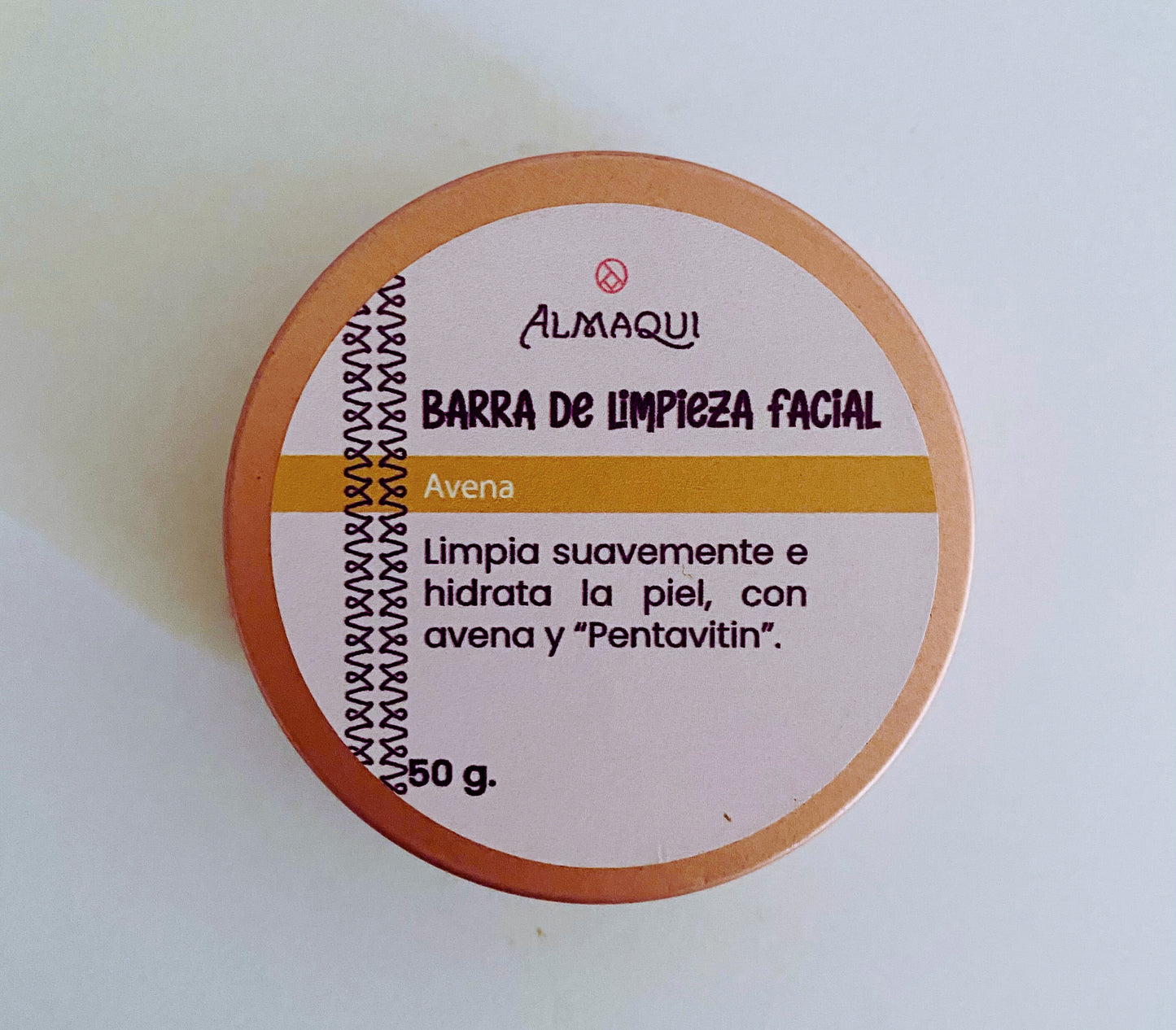 Barra limpieza facial Avena - Piel normal a seca y sensible