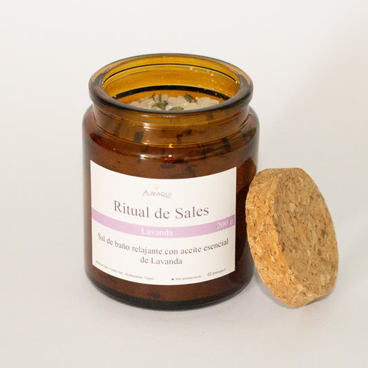 Sal de baño de lavanda