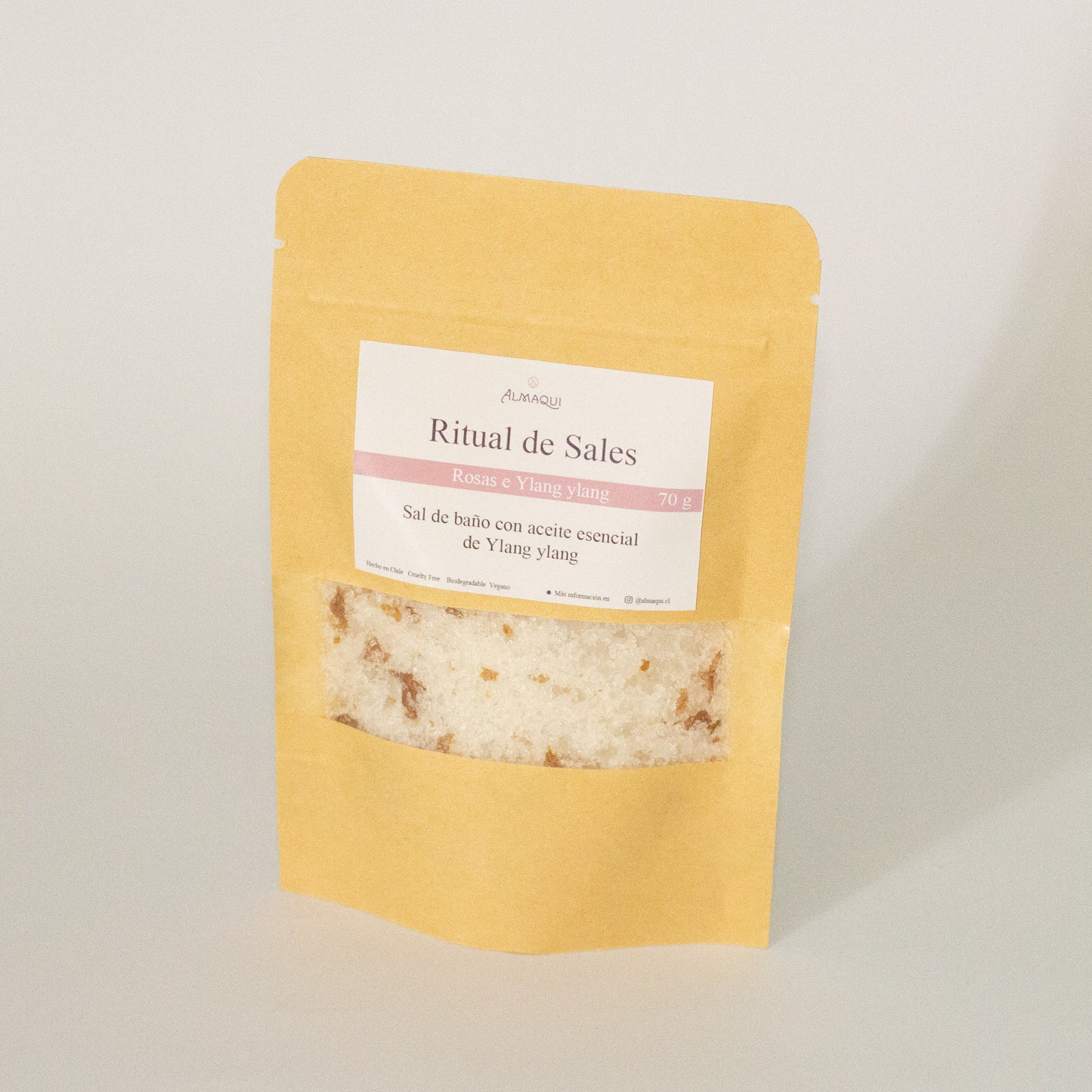 Sal de baño de rosas - ylang ylang