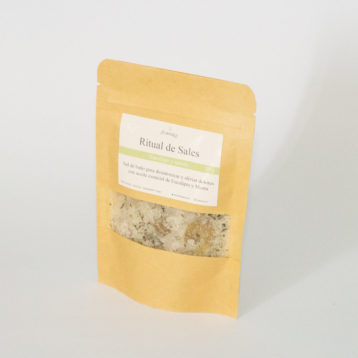 Sal de baño de eucalipto - menta - Sachet (70 gr)