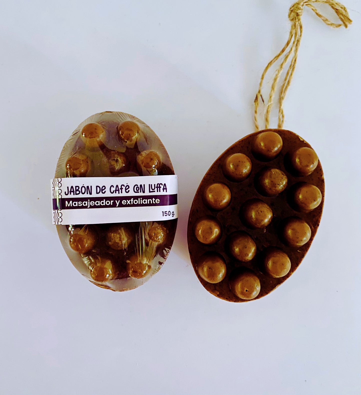 Jabón de café - Exfoliante y masajeador