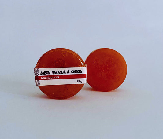 Jabón de naranja y canela - Abundancia