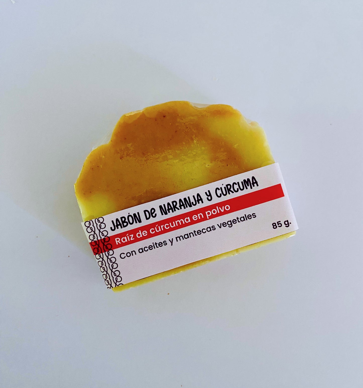 Jabón de naranja - cúrcuma