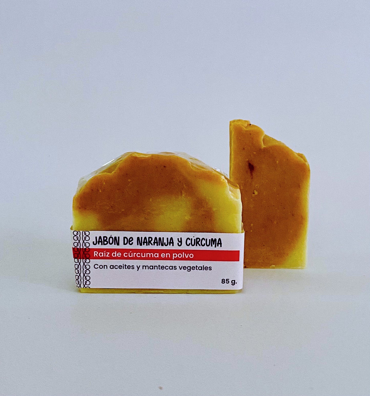 Jabón de naranja - cúrcuma