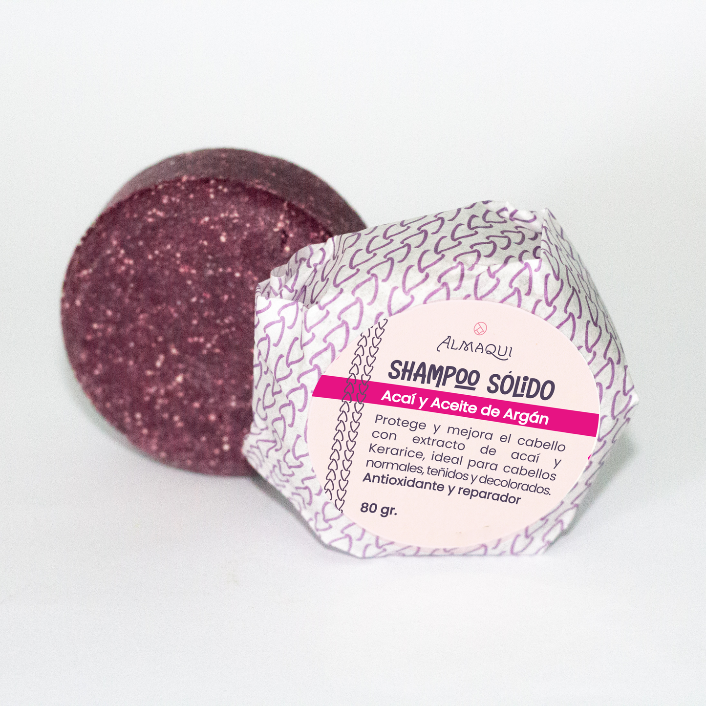 Shampoo sólido Antioxidante Acaí-argán